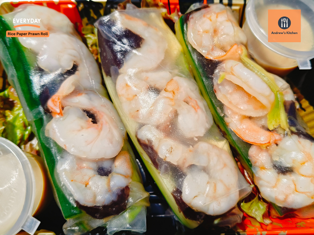 Rice Paper Prawn Roll